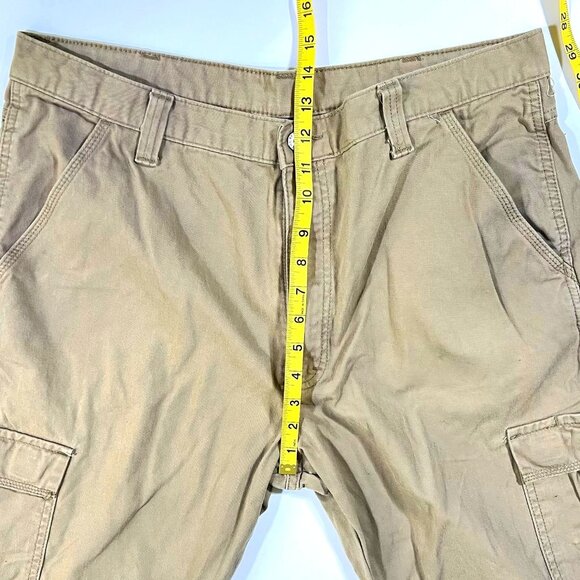 Wrangler Jeans - Men's Size 36 X 32 - Beige Khaki Cargo Classic Authentic Issue - Picture 8 of 10